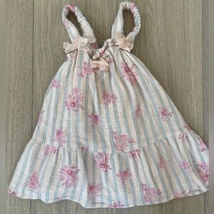 Zara Floral Striped Dress